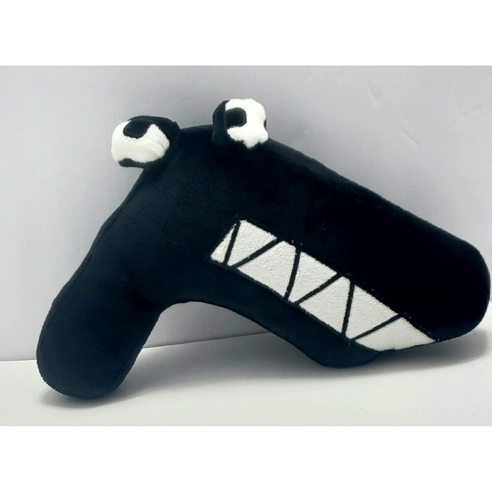 Alphabet Lore Letter F Plush Toy Black Monster Stuffed Animal Figure Soft